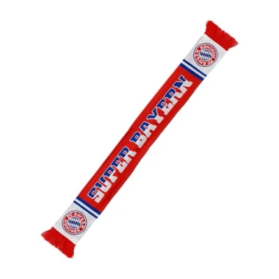 Image of FC Bayern München Scarf Fan Stadium Super Bavaria Red