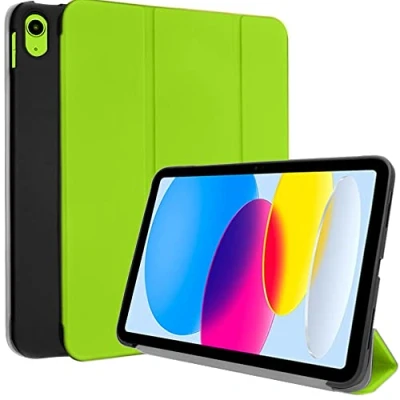Image of TECHGEAR iPad 10, 10th Generation 10.9&quot; Smart Case Slim Tri fold Stand Cover with Corner Protection [Auto Wake/Sleep] for 2022 Green