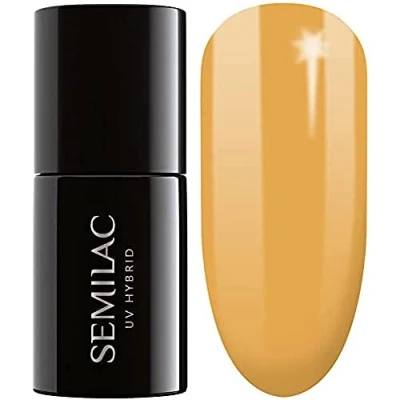 Image of Semilac UV Hybrid Nail Polish, Number 186, 7 ml, Kaymak Sweet