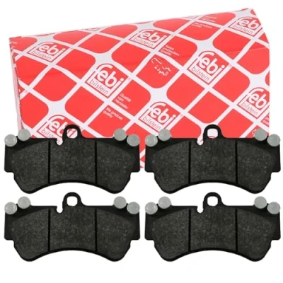 Image of 95535193900, 95535193901, 95535193902, 95535193903, 95535193904 Brake pad set FEBI BILSTEIN 16459 Front Axle prepared for wear indicator
