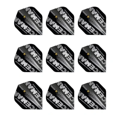 Image of RED DRAGON Gerwyn Price Iceman World Champion Silver Edition Dart flights 3 sets per pack (9 in total)