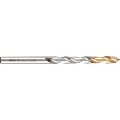 Image of Dormer A002 HSS High Speed Steel Jobber Drill Bit with 118 Degree Tin Tipped Split Point, Pack of 10pcs
