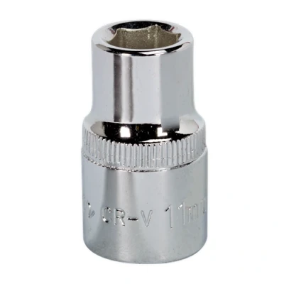 Image of Sealey Premier WallDrive® Socket 11mm 1/2&quot;Sq Drive Fully Polished
