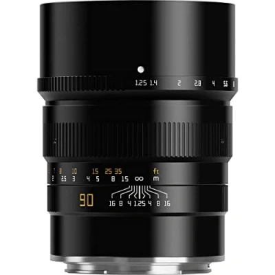 Image of TTArtisan 90mm F/1.25 Metal Bodied Lens Compatible with Hasselblad X1D Mount Black