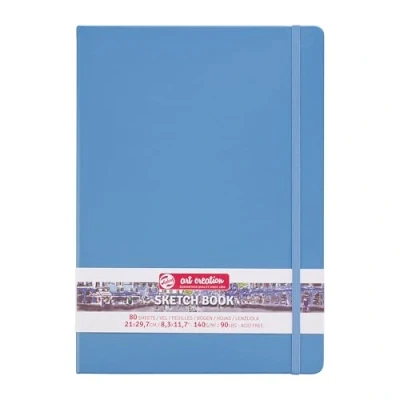 Image of Talens Art Creation Sketchbook 80 Sheets, 21 cm x 29.7 cm, Lake Blue