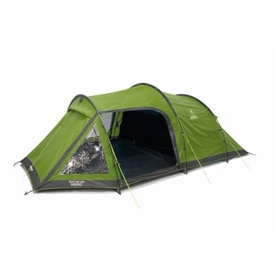Image of Vango Venture 450 4 ManTunnel Tent [Amazon Exclusive], Bedroom for People with Large Porch Living Area, Ventilation and Windows, Waterproof, Camping, Treetops