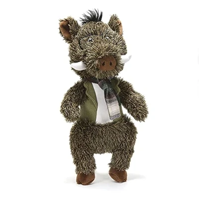 Image of WUNDAPETS BUSTER &amp; BEAU DANDY DUDES SOFT PLUSH DOG PUPPY TOY PLAY CUDDLY TOYS FOR DOGS PUPPIES, 3 CHARACTERS (HOG)