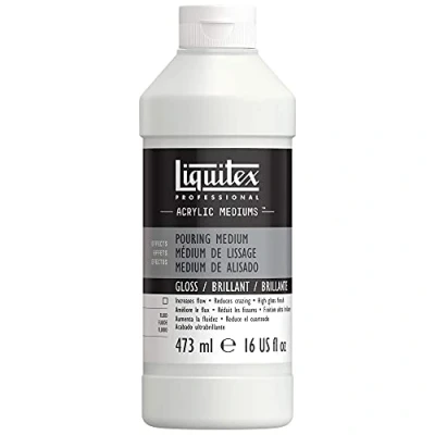 Image of Liquitex Acrylic Professional Pouring Effects Medium for Paint, Gloss, 473 ml