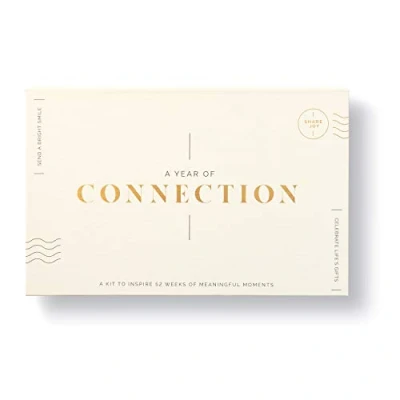 Image of A Year of Connection Card Kit by Compendium Boxed Note to Inspire 52 Weeks Meaningful Moments