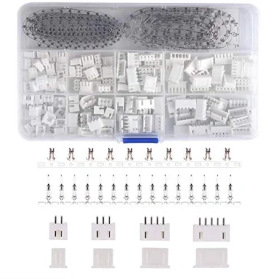 Image of Gasea 560Pcs 2.54mm JST XHP Connector Kit, PH 2/3/4/5 Pin Housing Adapter Cable Socket Male and Female