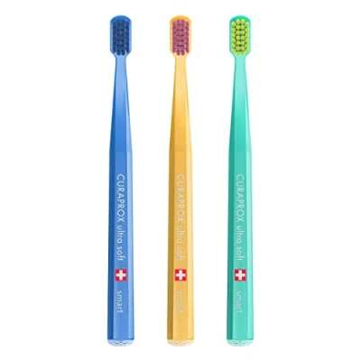 Image of Curaprox Toothbrush CS Smart Trio Pack 3 x Soft Small Head for Adults with 7600 CUREN® Filaments Manual