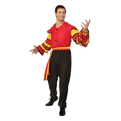 Image of Bristol Novelty AC626X Rumba Man Costume (XL), Black, Red, Extra Large