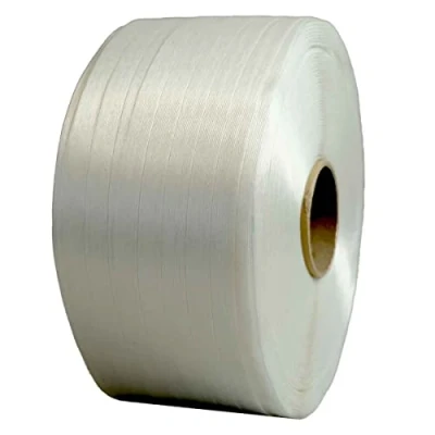 Image of Polyester Fabric Tape 19 mm x 600 m Quality Pro Tecplast FF PET Textile Strapping for Heavy Loads