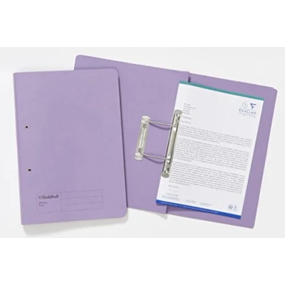 Image of Guildhall Transfer File Foolscap 285gsm Mauve