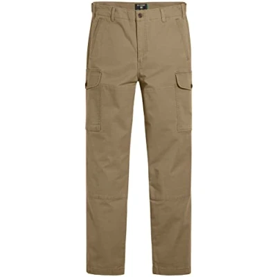 Image of Dockers Men&#039;s Cargo Slim Tapered Casual Pants, Harvest Gold, 33W / 30L