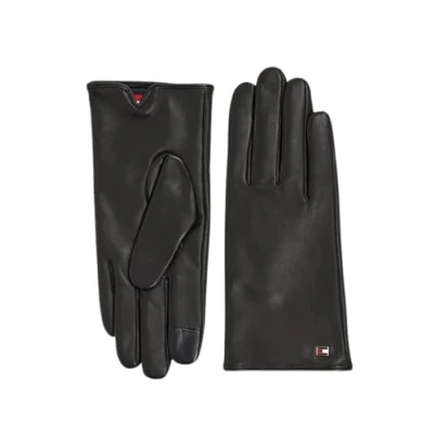 Image of Tommy Hilfiger Essential FLAG Gloves Gloves, Women&#039;s, Size: M/L, Black