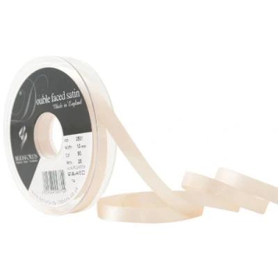 Image of Berisfords Ribbon, Cream, 10 mm x 20 m