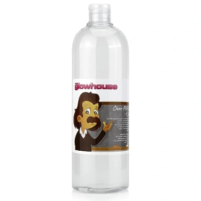 Image of The Glowhouse 1 Litre Washable PVA Glue for Kids Children Art Crafting School Paper Card Fabric Slime (Clear)