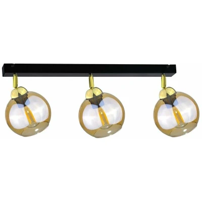Image of Thea Ceiling Spotlight Bar Gold, 60cm, 3x E27