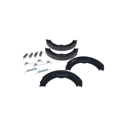 Image of 9064200320, 906420032028, 9104202600, A9064200320, A906420032028 handbrake Shoes HELLA 8DA 355 050 761 without lever accessories