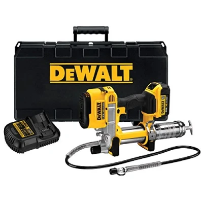 Image of DEWALT DCGG571M1 GB 18V XR Cordless li ion Grease Gun (1 x 4Ah Battery), Multi