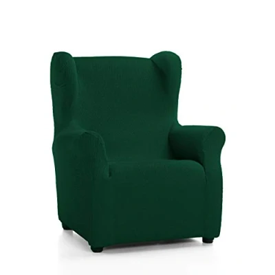 Image of Martina Home Armchair Cover, Polyester Cotton, Bottle, Wingchair