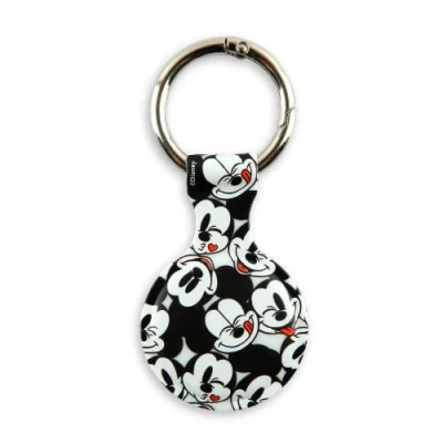 Image of Disney Mickey Mouse Holder for Apple AirTag Protective Tracker with Keychain Dog, Bags, Keys Disneyland Essentials and Holiday Gifts, Faces, Default