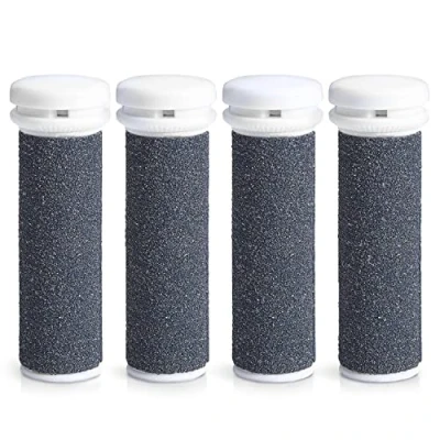 Image of 4 x Super Coarse Micro Mineral Replacement Rollers Compatible with Emjoi Pedi