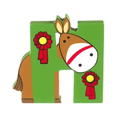 Image of Orange Tree Toys Wooden Alphabet Letters H