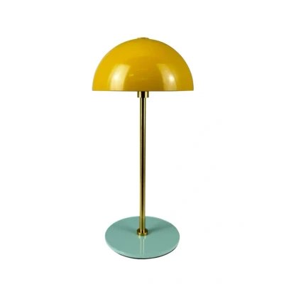 Image of Dyberg Larsen LED table lamp Along, curry, height 20 cm