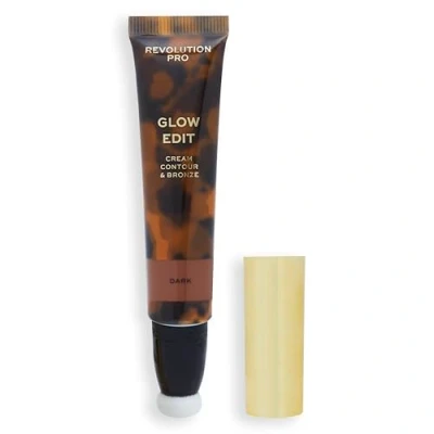 Image of Revolution Pro, Glow Edit, Cream Contour &amp; Bronze, Face Wand, Sculpts Defines Face, Lightweight Creamy Formula, Matte Finish, Dark, 15ml
