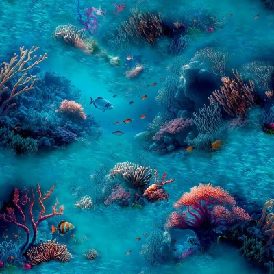 Image of Arthouse Wallpaper Under The Sea 923808