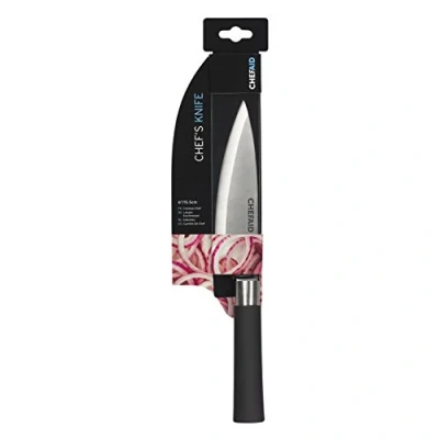 Image of Chef Aid 6 Inch Stainless Steel Chefs Knife with Soft Grip Handle, 15 cm