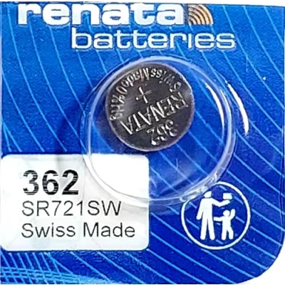 Image of 362 (SR721SW) Coin Battery/Silver Oxide 1.55V / for Watches, Torches, Car Keys, Calculators, Cameras, etc/iCHOOSE
