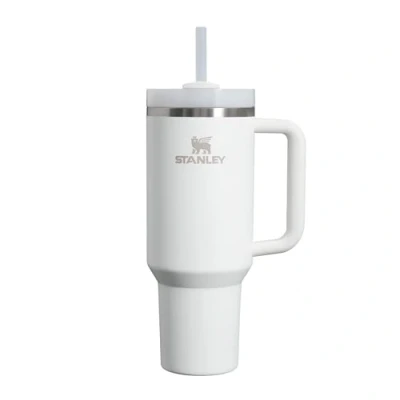 Image of Stanley Quencher H2.0 FlowState Tumbler 1.2L Cold for 11 Hours Iced 48 Water Bottle with Straw, Handle and Lid Dishwasher Safe Travel Mug or Hot Drinks Frost