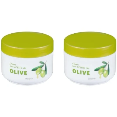Image of Body cream with Olive Oil 200 ml Deliplus (Pack of 2)
