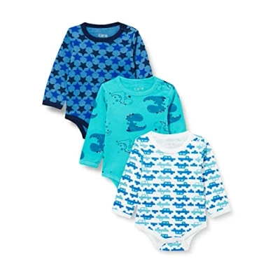 Image of Care Baby Body Langarm aus 100% Baumwolle (3er Pack), 86 (18 Monate)