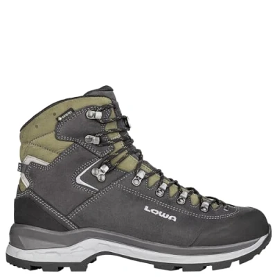 Image of LOWA Mens Ranger GTX Nubuck Anthracite Olive Boots 7 UK