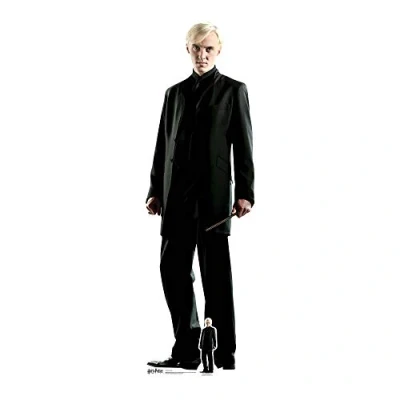 Image of From the Official Harry Potter Books Star Cutouts Lifesize Cardboard Cutout of Draco Malfoy (Tom Felton) 178 cm Tall