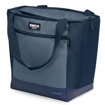 Image of Igloo MaxCold Soft Coolers, Insulated Sided Cooler Bag, Foldable Reusable &amp; Leak Proof Food Grocery Portable Travel