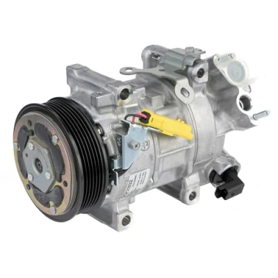 Image of 9834730080 AC Compressor DENSO DCP21032 5SEL12C 12V ND 12 R1234yf, R134a with magnetic clutch