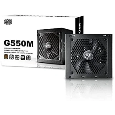 Image of Cooler Master G550M PSU &#039;Semi Modular, 80 Plus Bronze, 550W&#039; RS550 AMAAB1 UK