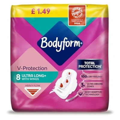 Image of Bodyform Ultra Long with Wings 8 Count