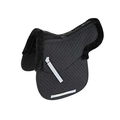 Image of Shires Performance Half Lined Numnah 15 16.5&quot; Black