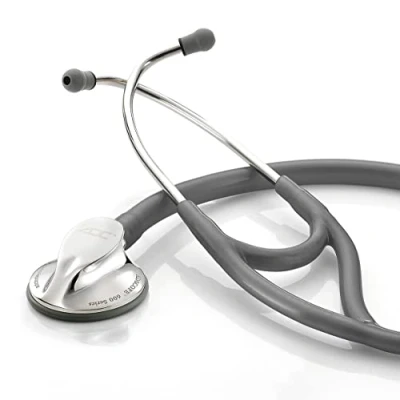 Image of ADC Adscope 600 Platinum Multifrequency Stethoscope Metallic Gray
