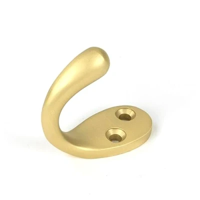 Image of From the Anvil Celtic Single Robe Hook Satin Brass