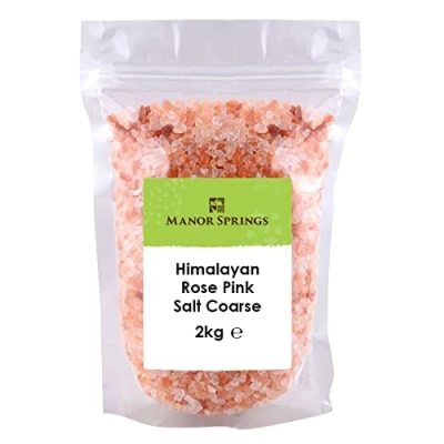 Image of Himalayan Rose Pink Crystal Salt Coarse 2kg by Manor Springs