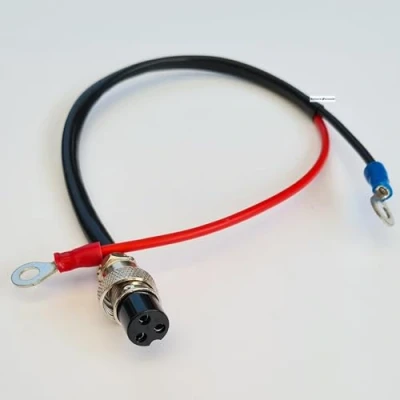 Image of xsports , Ben Sayers golf trolley battery cable lead fitted 3 pin round connector