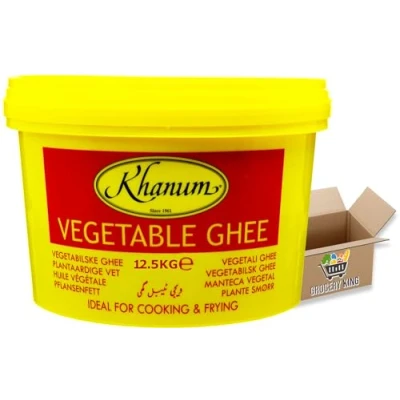 Image of Vegetable Ghee 1Kg/2kg/4kg/12.5kg Ideal For Cooking &amp; Frying Suitable Vegetarians Grocery King (2, Kilograms)