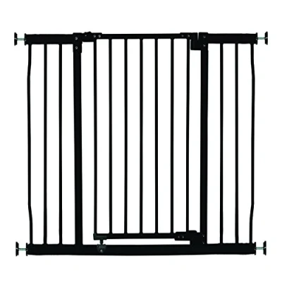 Image of Dreambaby Liberty Extra Tall &amp; Wide Safety Gate (Fits 99cm 105.5cm) Black F1964